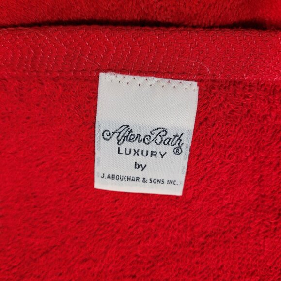 Christmas Holiday Towels Vintage Cotton USA Embroidered Applique Joy Wreath 4Set - Picture 3 of 9